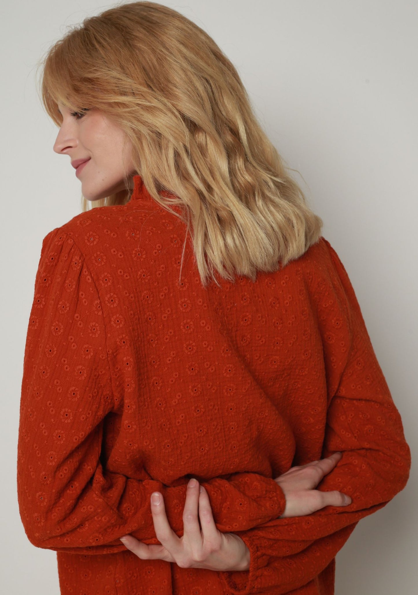 BLOUSE TESSA UNI BRIQUE