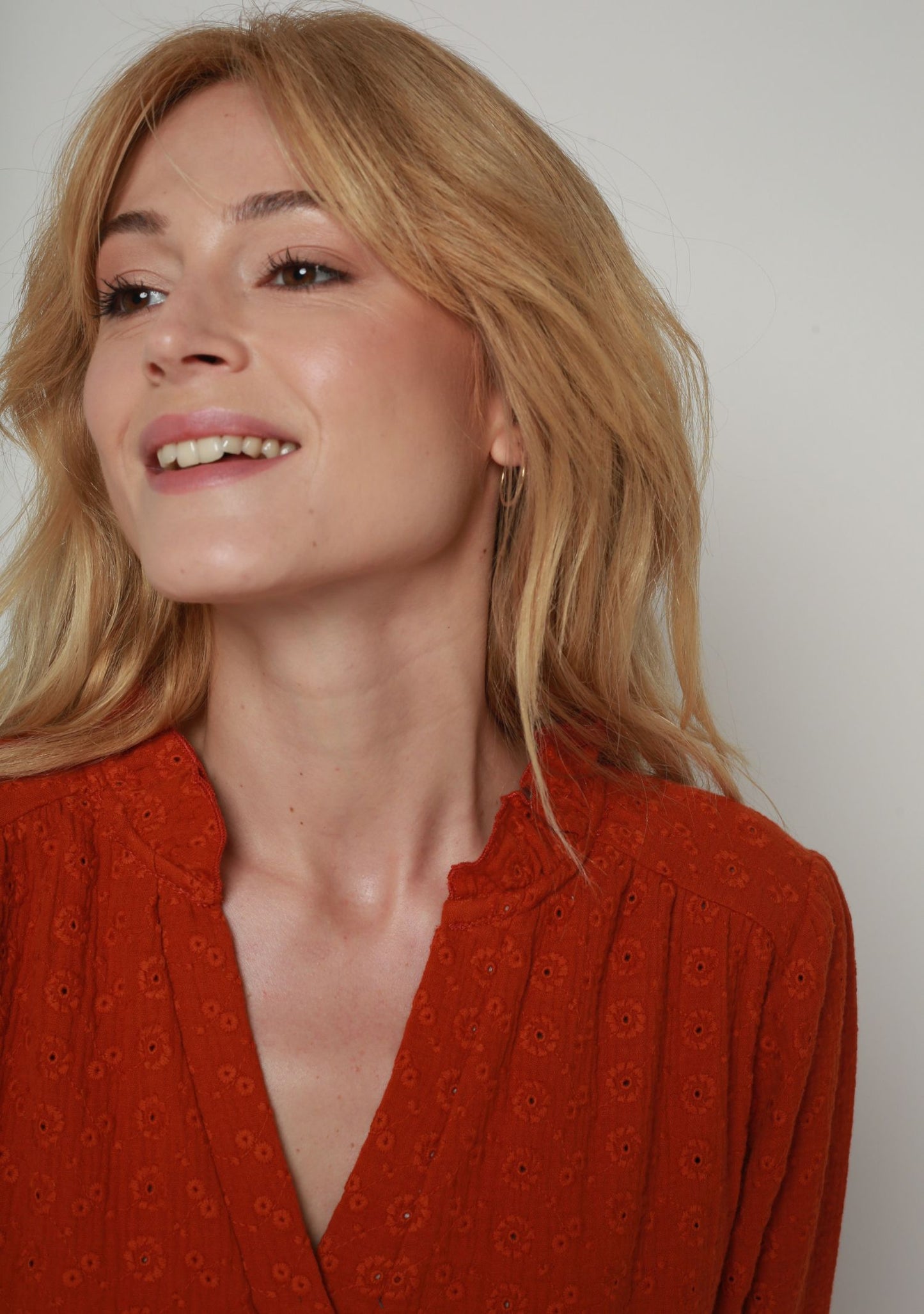 BLOUSE TESSA UNI BRIQUE