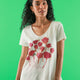 TEE SHIRT TOCHE JOUR D'ÉTÉ ECRU