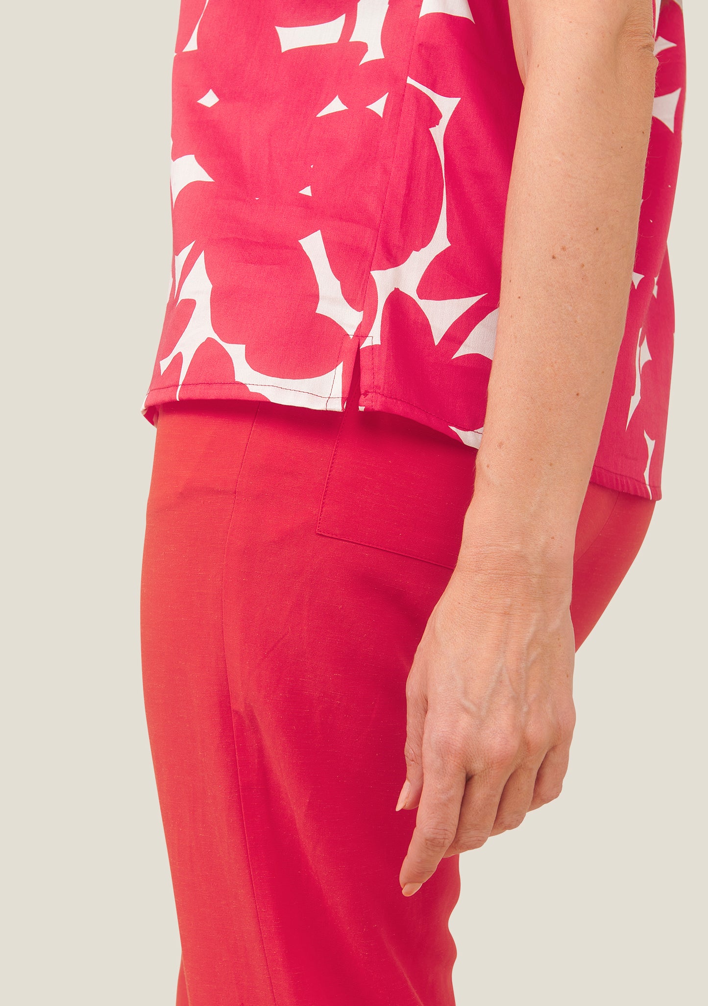BLOUSE TOKIO OMBRES ROUGE