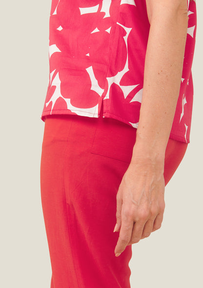 BLOUSE TOKIO OMBRES ROUGE