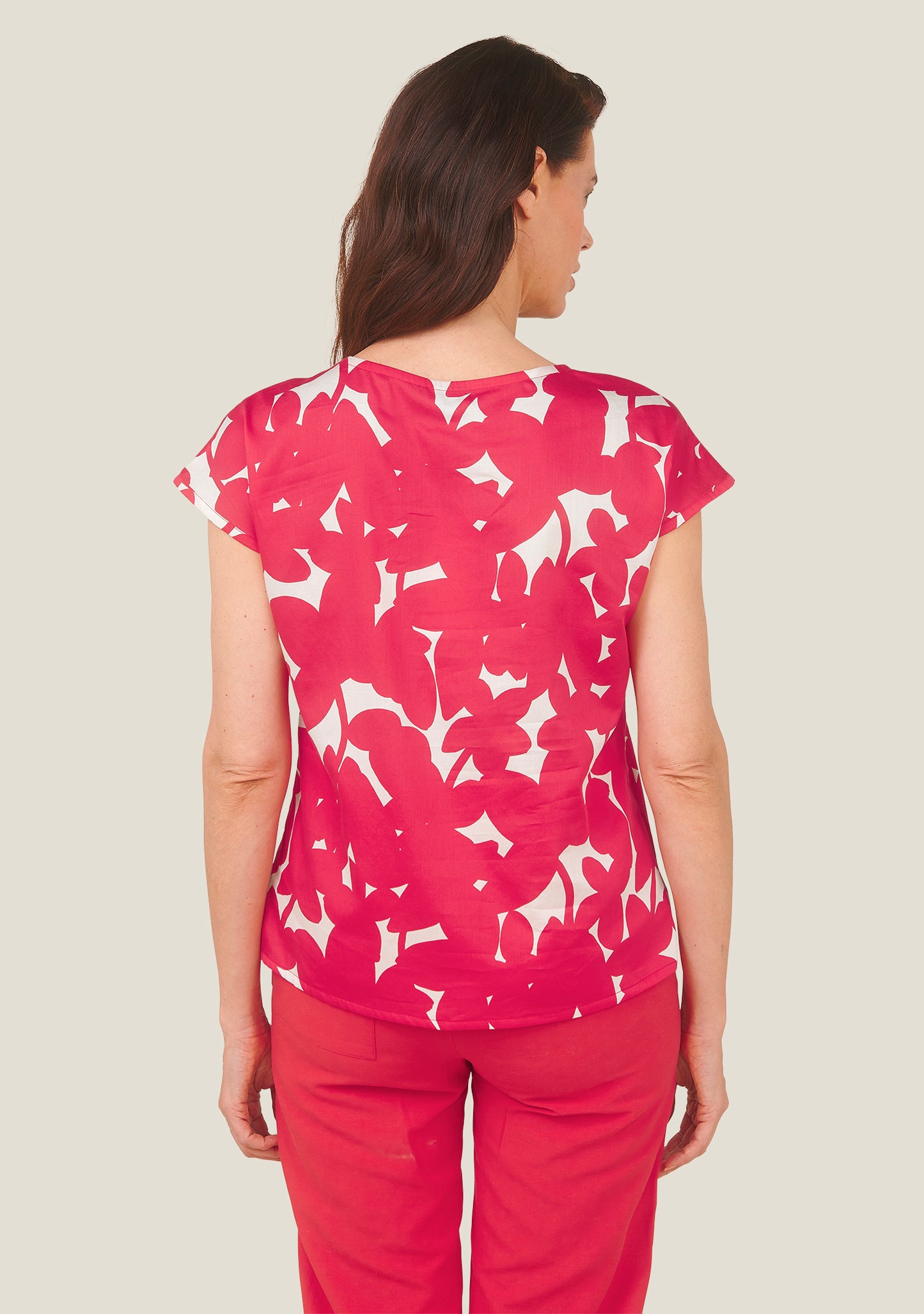 BLOUSE TOKIO OMBRES ROUGE