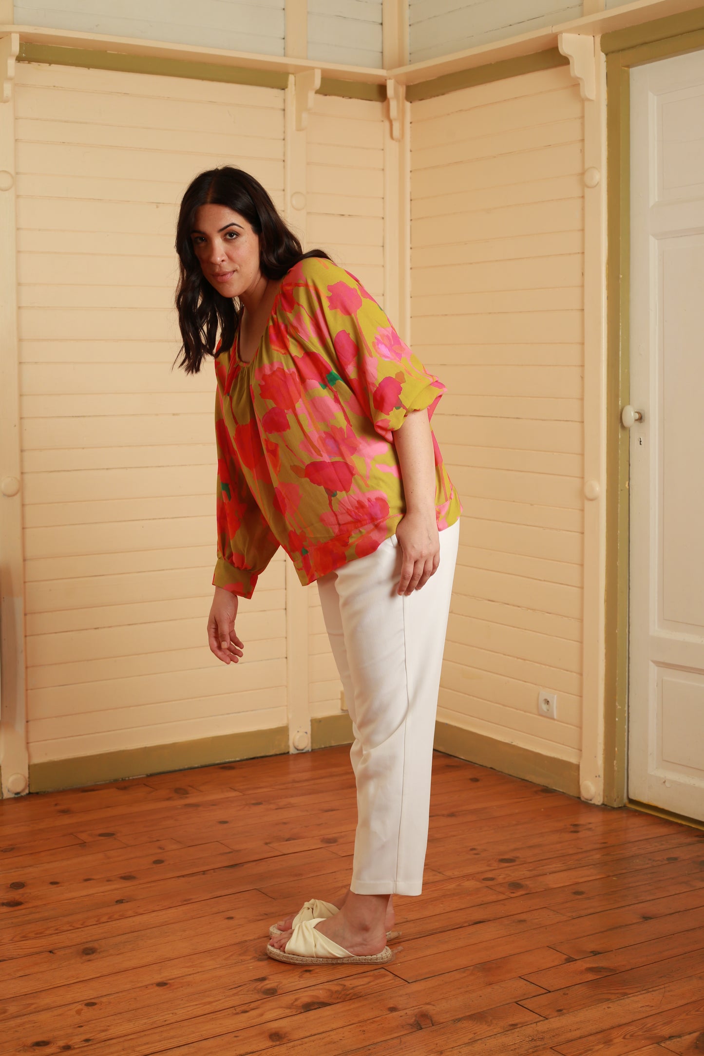 BLOUSE TONCE JOUR D'ÉTÉ ROSE