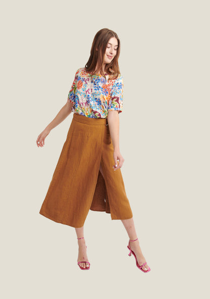 BLOUSE TOPSI GARDEN MULTICOLORE
