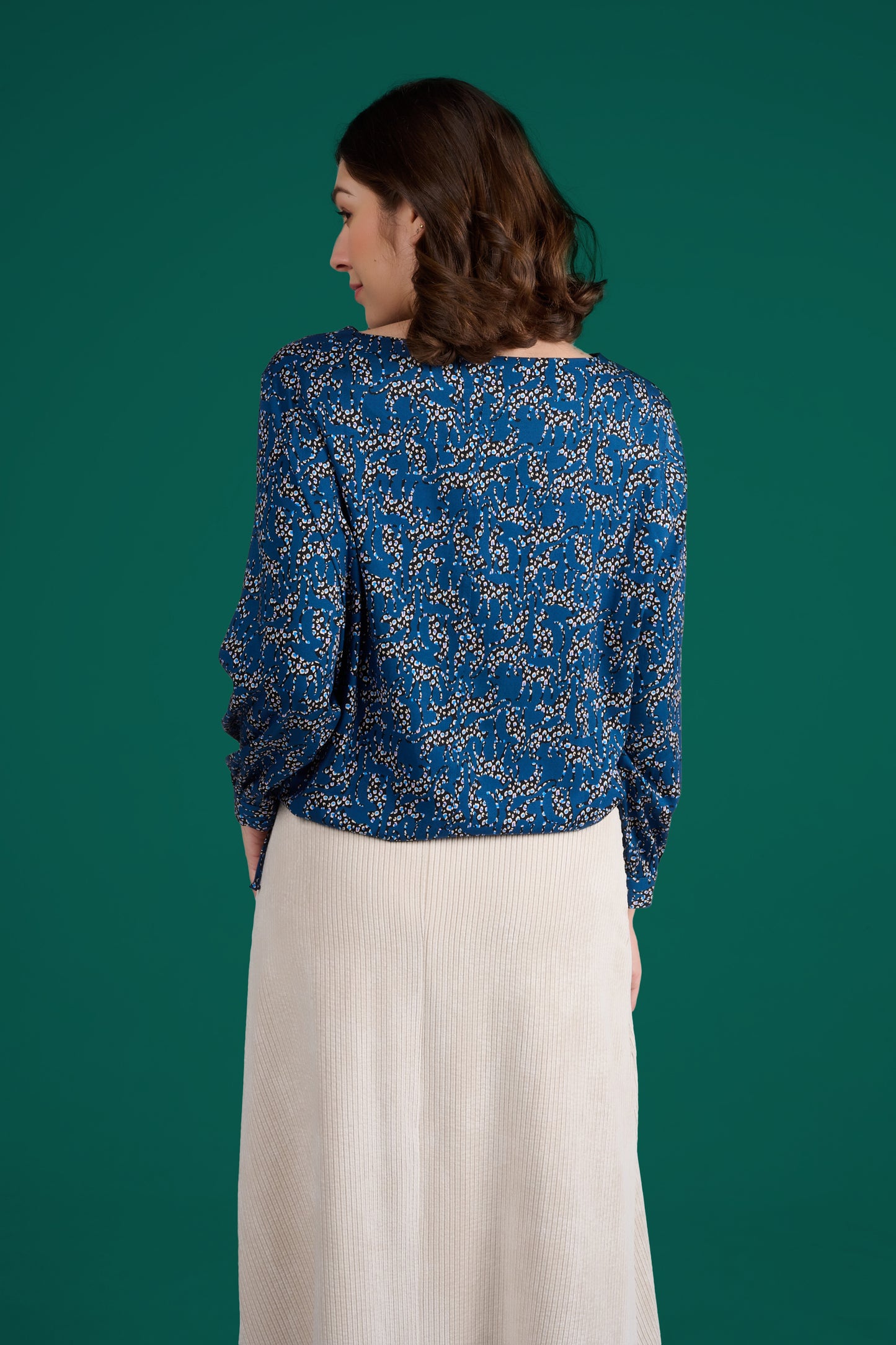 BLOUSE TORIDA LEO BLEU