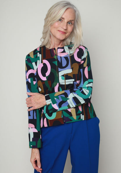 VESTE VAGON ALPHABET VERT