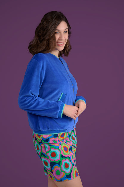 BOMBERS VANILLE UNI BLEU