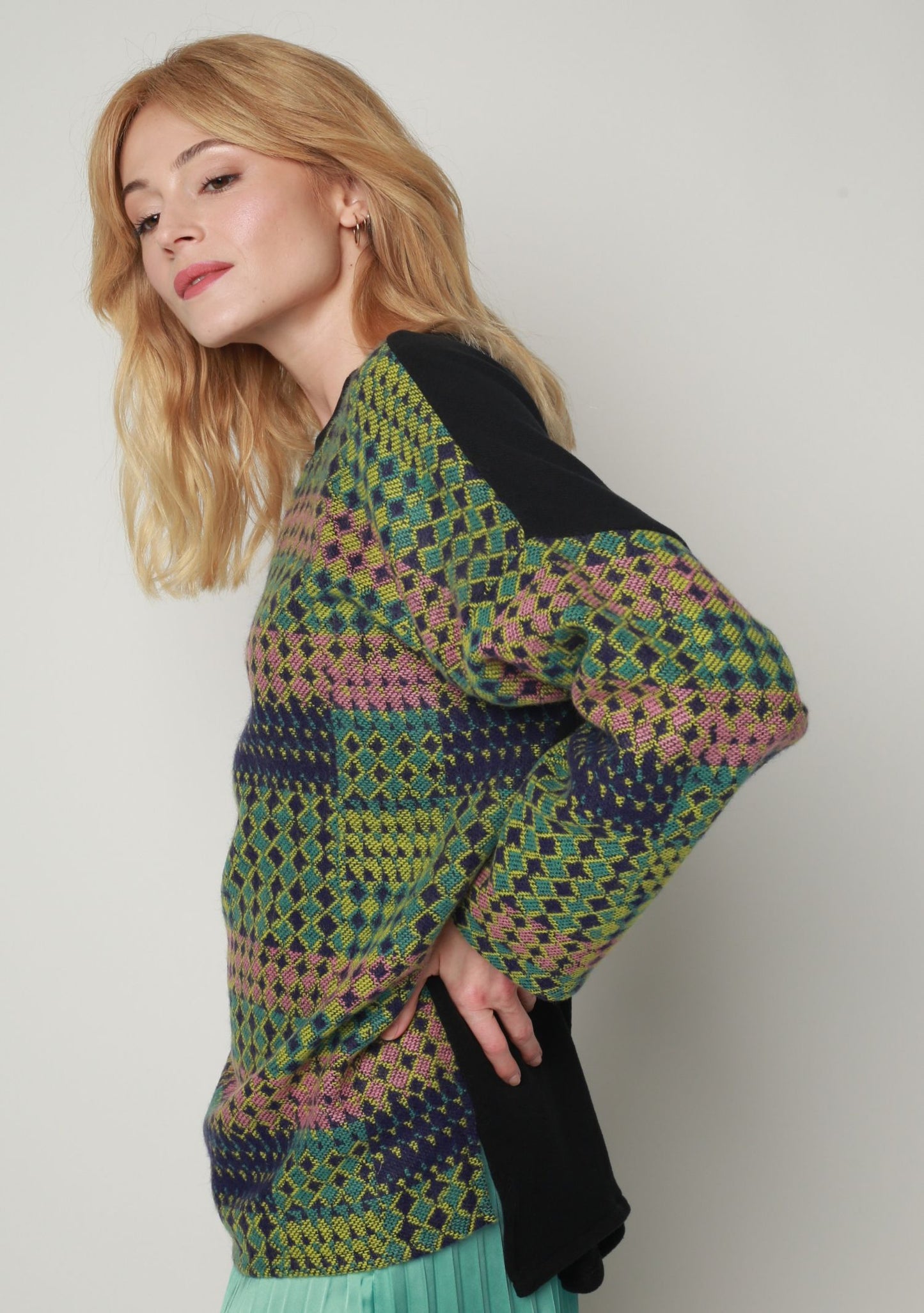 PULL XIPOB FAIENCE ANIS