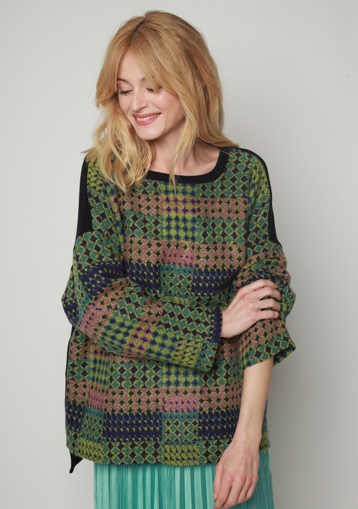 PULL XIPOB FAIENCE ANIS