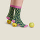 CHAUSSETTES CHOCE GOMMETTE VERT
