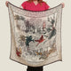 FOULARD FANI GRAVURE ECRU