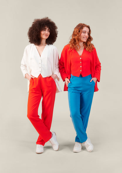 PANTALON PALLOON UNI BLEU
