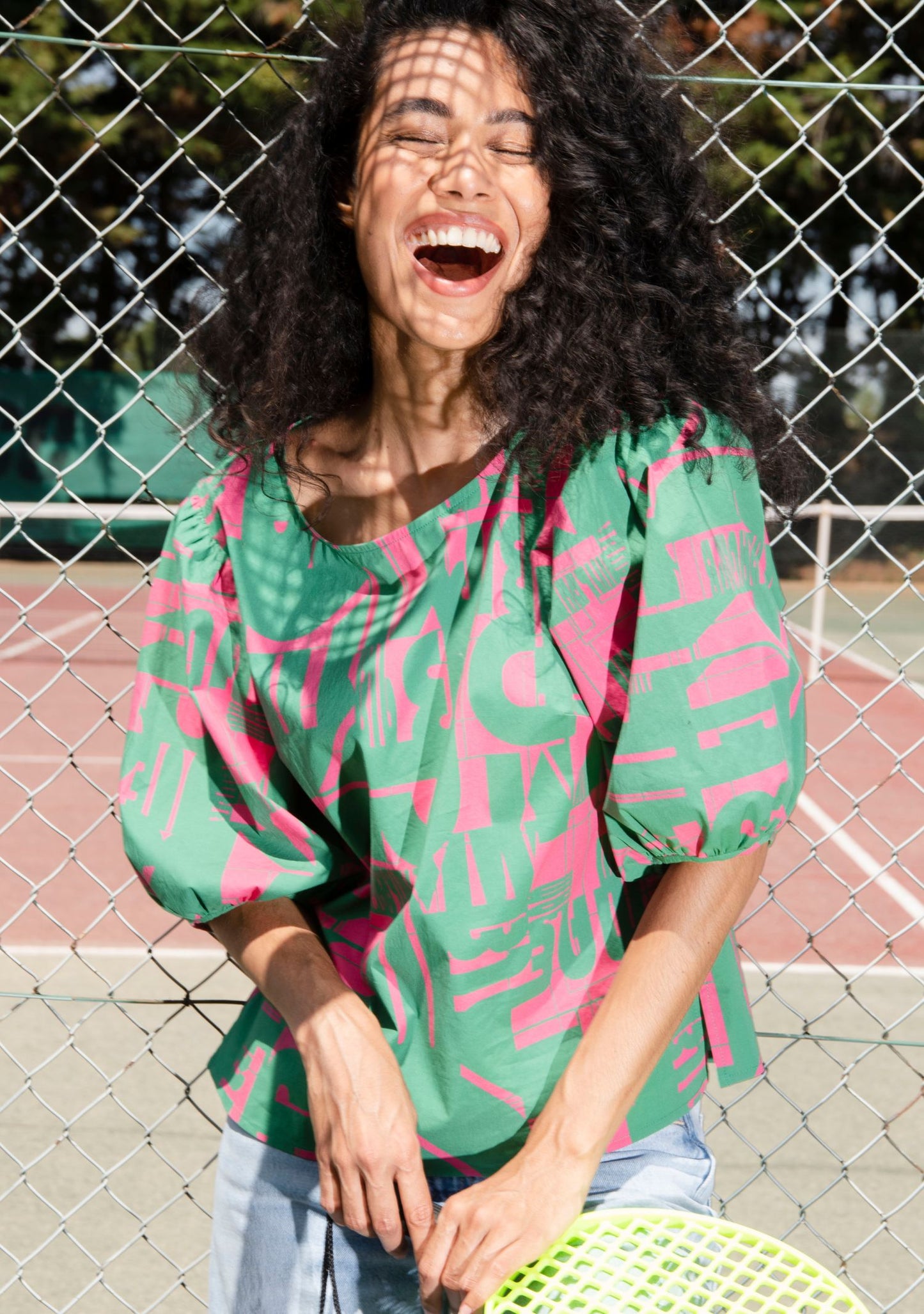BLOUSE TONKA GRAF VERT