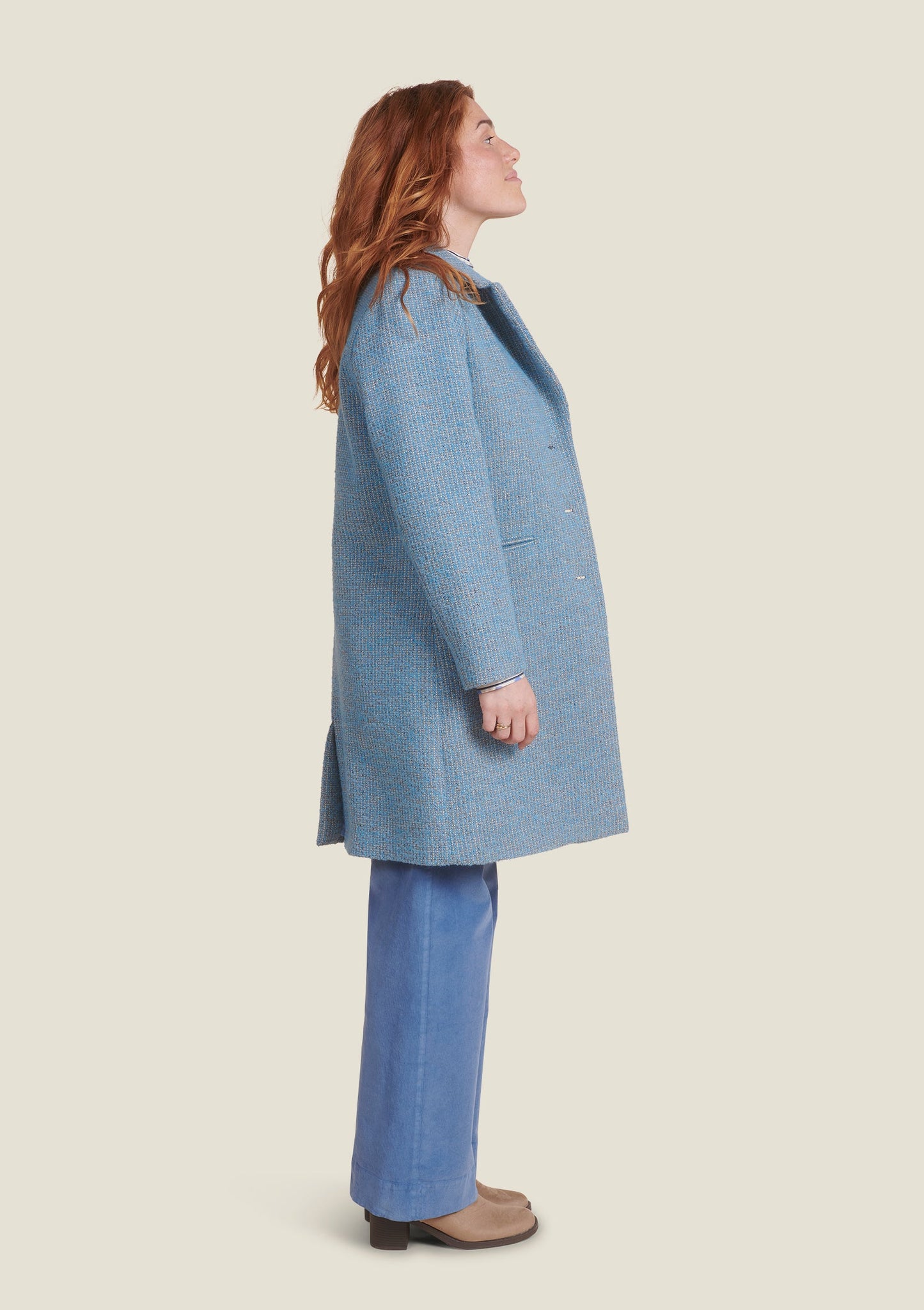 MANTEAU MALO UNI BLEUCHINE