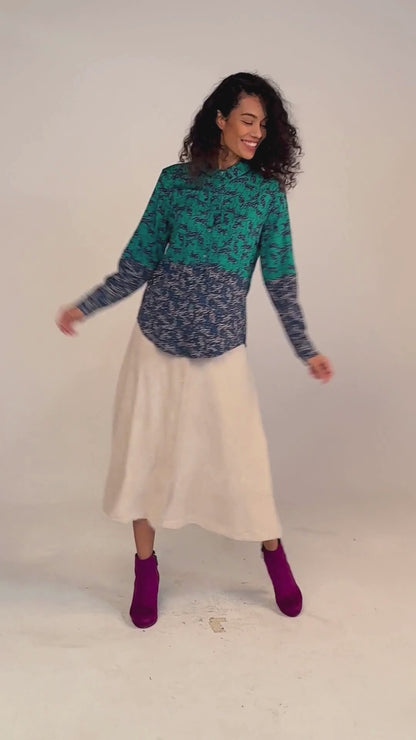 CHEMISE CHEMI LEO VERT