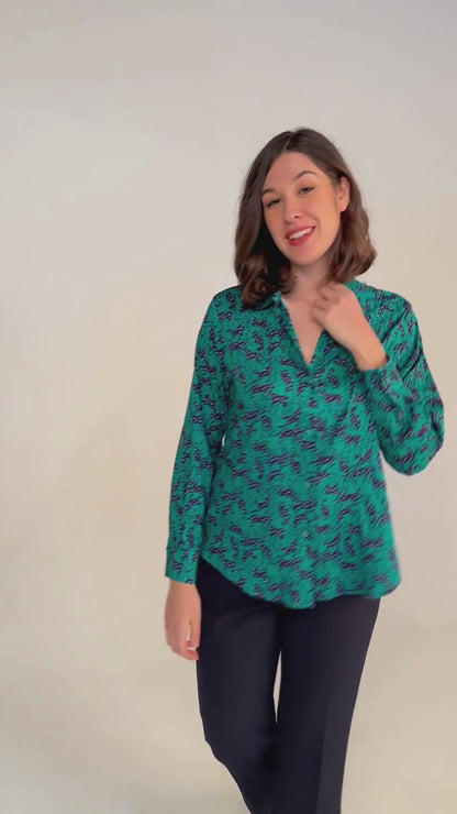 CHEMISE CENTI LEO VERT