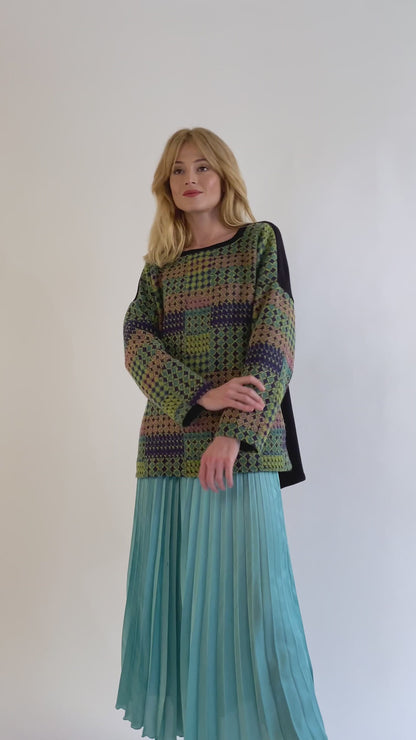 PULL XIPOB FAIENCE ANIS