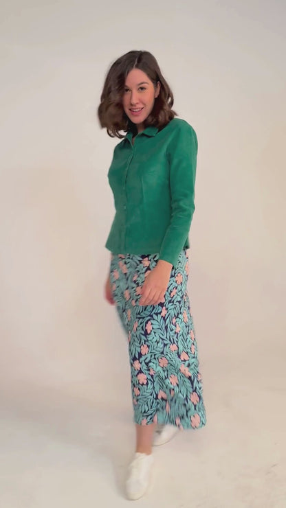 JUPE JINOL JARDIN ROSE