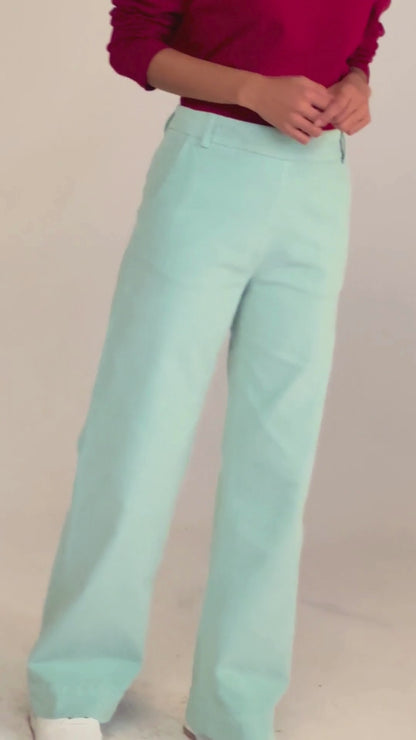 PANTALON PELIN UNI CIEL