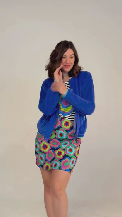 BOMBERS VANILLE UNI BLEU