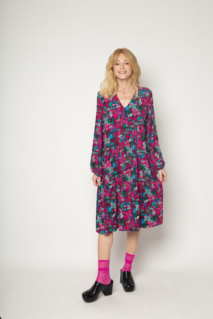 ROBE RACOR FLUORESCENT ROSE