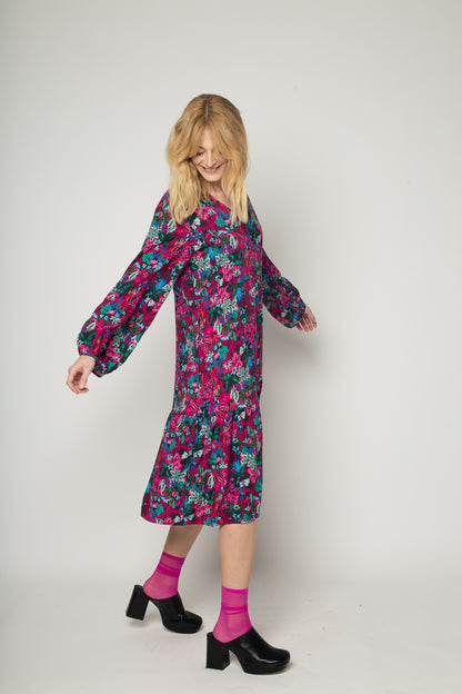 ROBE RACOR FLUORESCENT ROSE