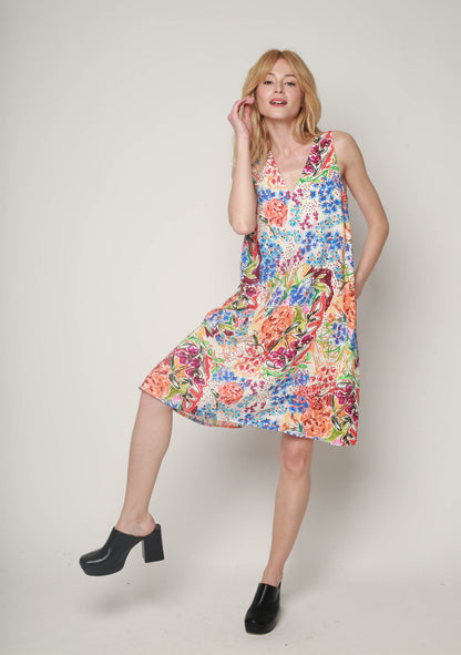 ROBE ROUDO GARDEN MULTICOLORE
