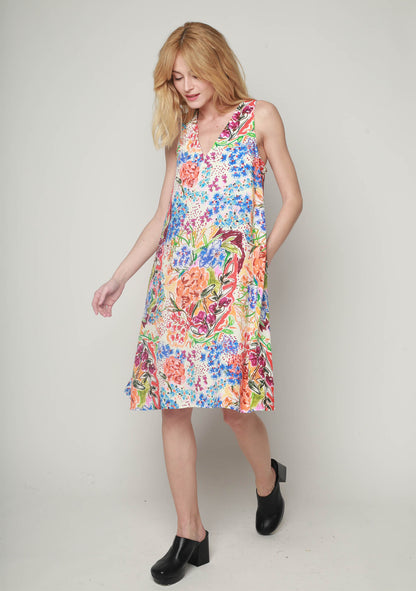 ROBE ROUDO GARDEN MULTICOLORE