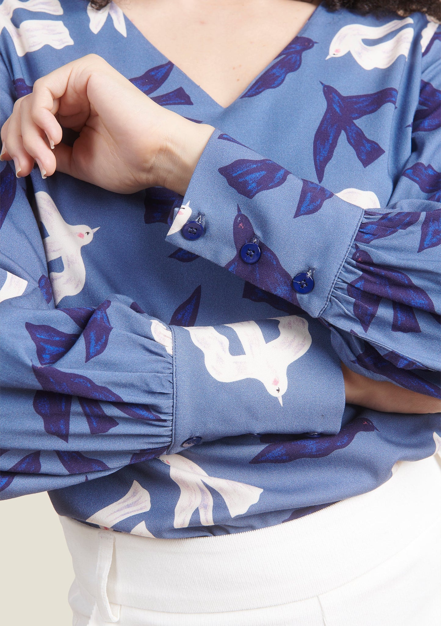 BLOUSE TAMARA ENVOL BLEU