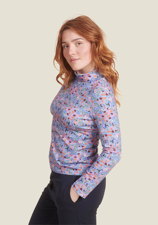 SOUS-PULL TECRO DOUCEUR BLEU