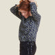 BLOUSE TORIDA GOMMETTE MARINE