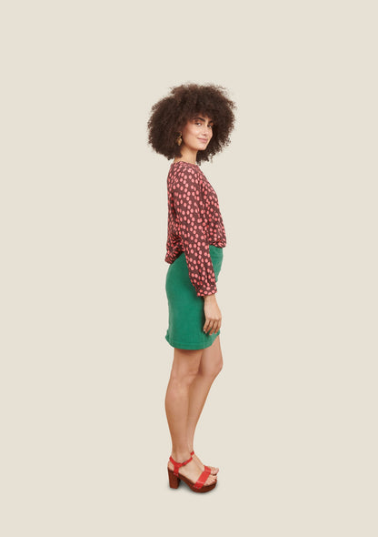 BLOUSE TORIDA GOMMETTE ROSE