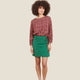 BLOUSE TORIDA GOMMETTE ROSE