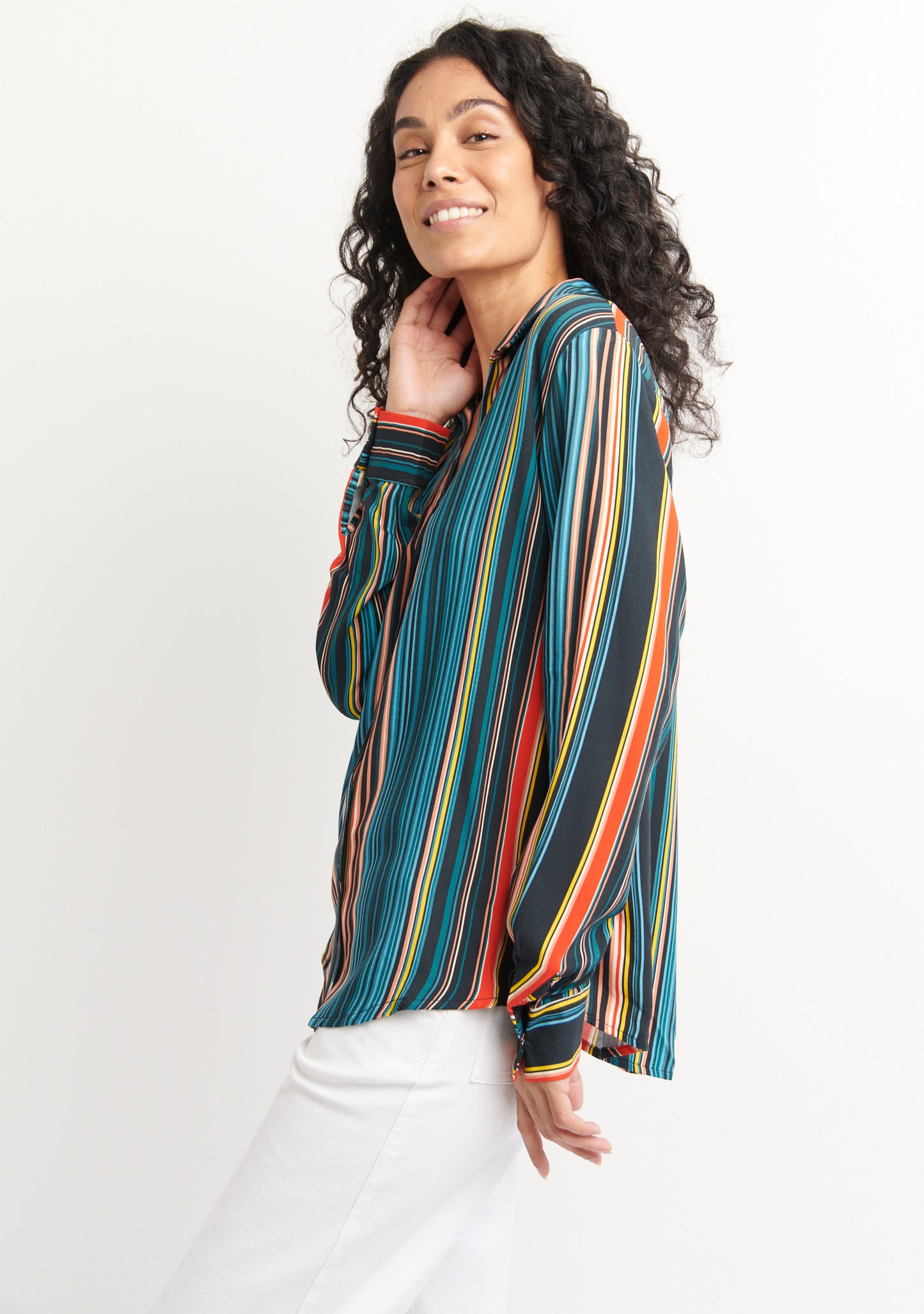 CHEMISE CENTI RAYURES PERRUCHE