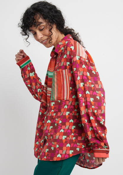 CHEMISE OVERSIZE CLIKE JOIE DE VIVRE