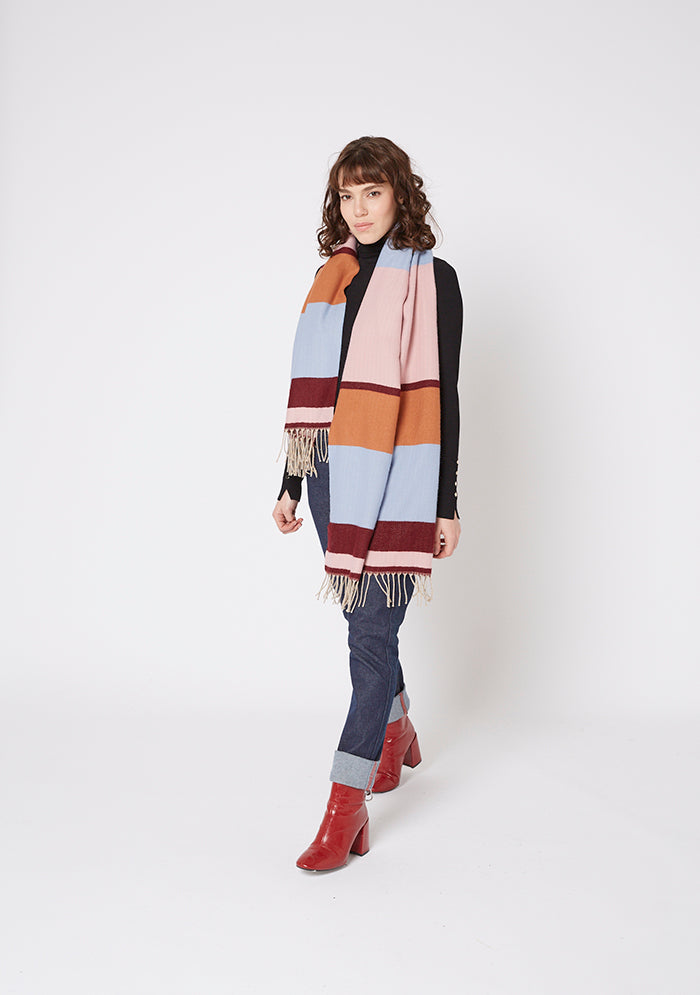 MAXI ÉTOLE RAYURES PASTEL