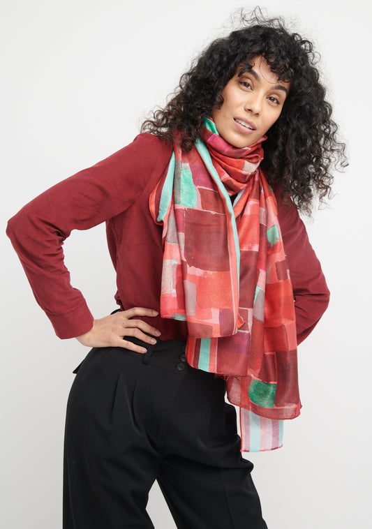 FOULARD FOUCO AQUARELLE