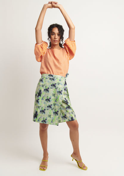 JUPE CULOTTE JUPKU DOTS VERT