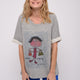 SWEAT PADAM SHOPPING GRIS