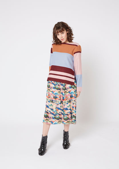 PULL RAYURES PASTEL