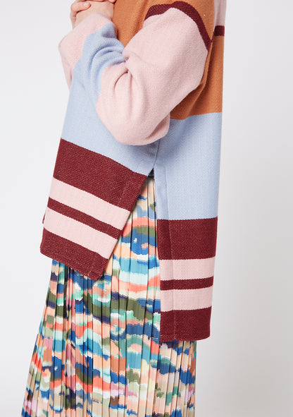 PULL RAYURES PASTEL