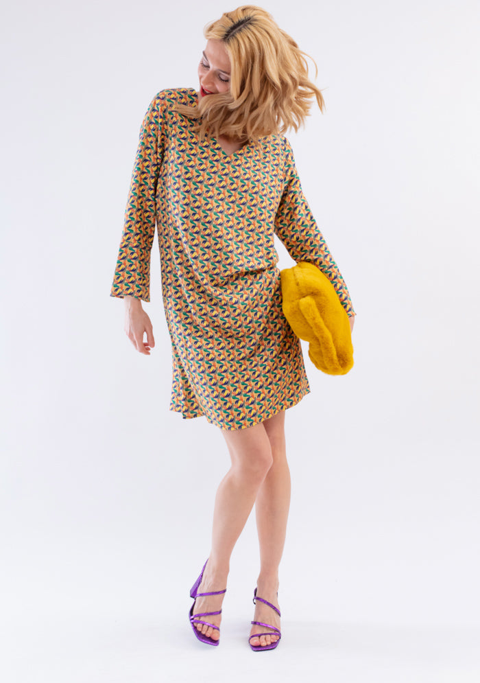 Robe trapèze imprimée Ensemble