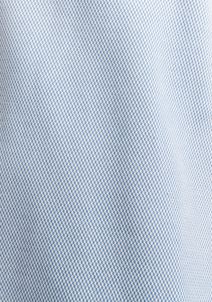 ROBE RALOR JACQUARD BLEU