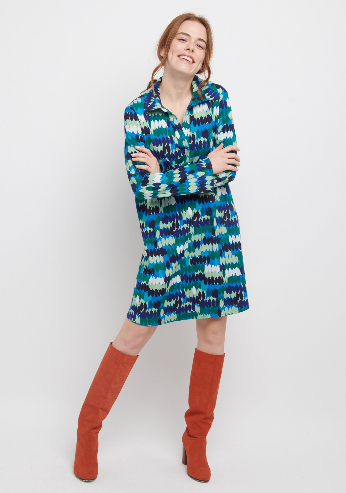 ROBE ROSSE ENRANG BLEU