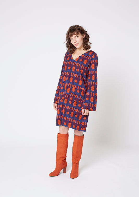 ROBE TRAPÈZE 70 PRUNE
