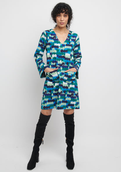 ROBE ROUGI ENRANG BLEU