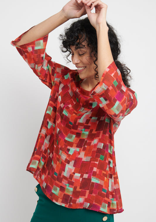 BLOUSE TEIDI AQUARELLE
