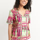 BLOUSE TOPVI FLUO MULTICOLORE