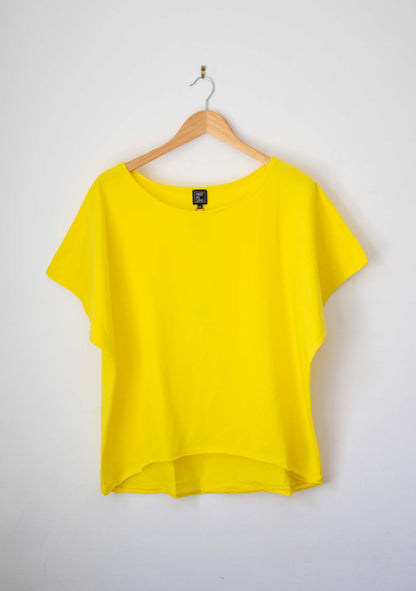 TEE SHIRTS TROPI UNI JAUNE