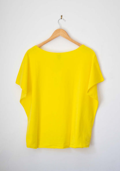 TEE SHIRTS TROPI UNI JAUNE